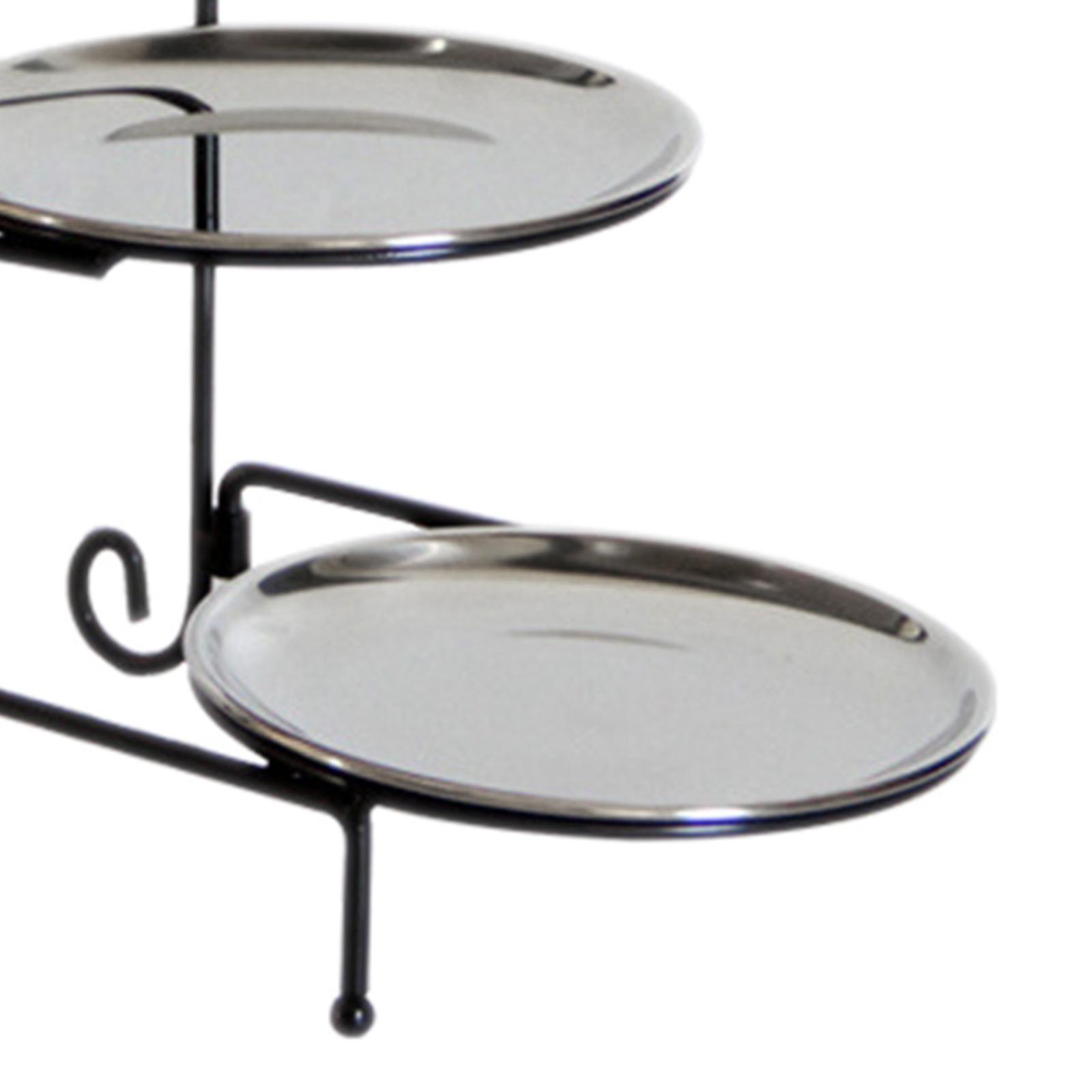 3 Tier Serving Tray   Cupcake Stand Snack Storage Tray for Wedding