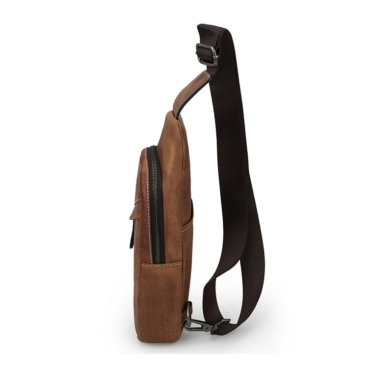 Túi da đeo chéo sling bag da bò G155