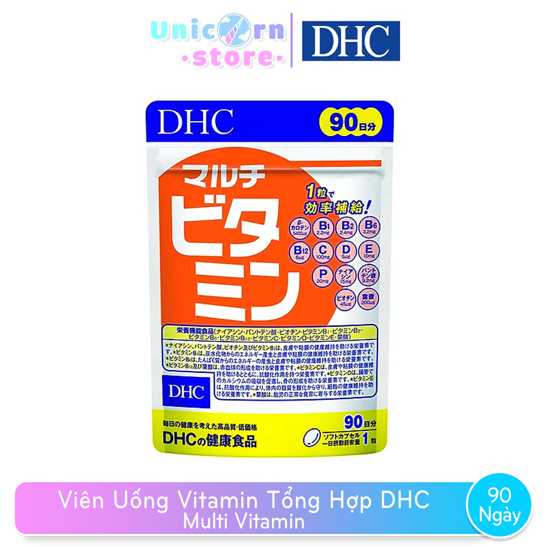 Viên Uống Vitamin Tổng Hợp DHC Multi Vitamin 90 Ngày Bao Bì Mới