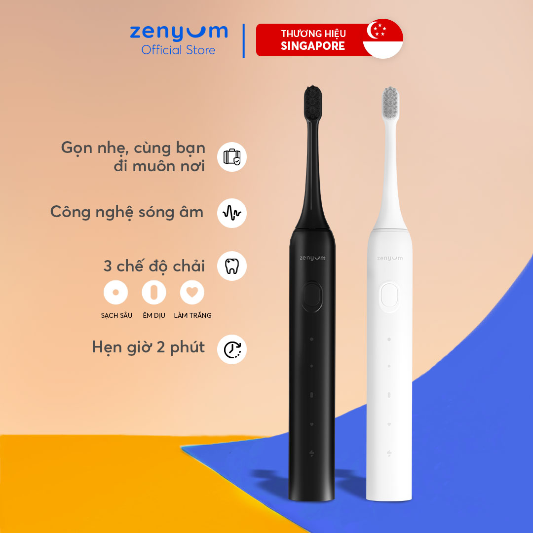 Bộ 2 Bàn Chải Điện Zenyum Sonic GO