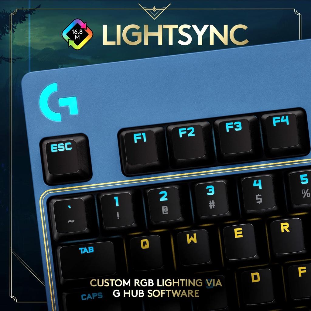 Bàn phím cơ Logitech G Pro X League of Legends Hàng chính hãng