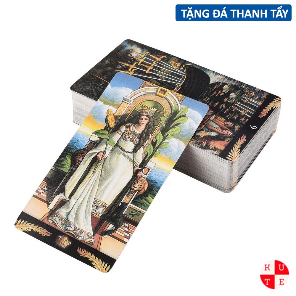 Bài Tarot Pre-Raphaelite 78 Lá Bài Tặng Đá Thanh Tẩy