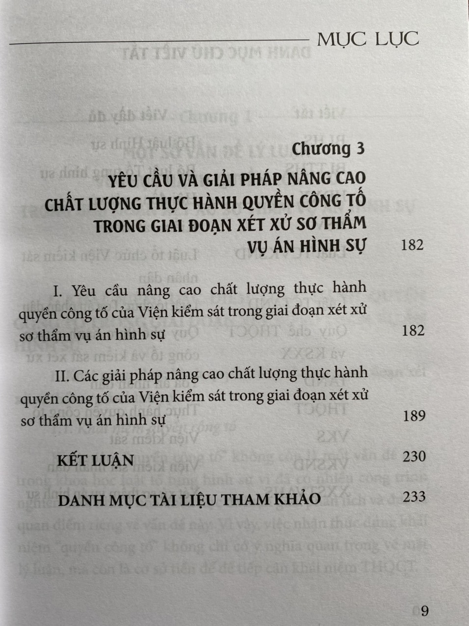 Thực Hành Quyền Công Tố Trong Giai Đoạn Xét Xử Sơ Thẩm Vụ Án Hình Sự