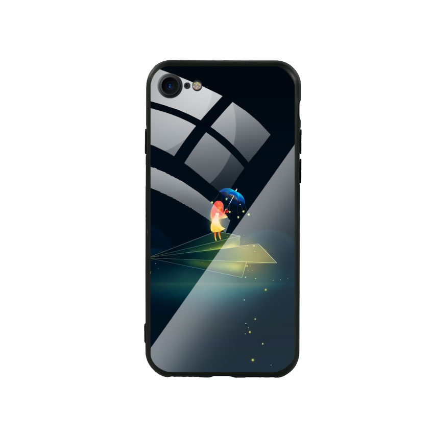 Ốp Lưng Kính Cường Lực cho điện thoại Iphone 7 / 8 - Little Girl 03
