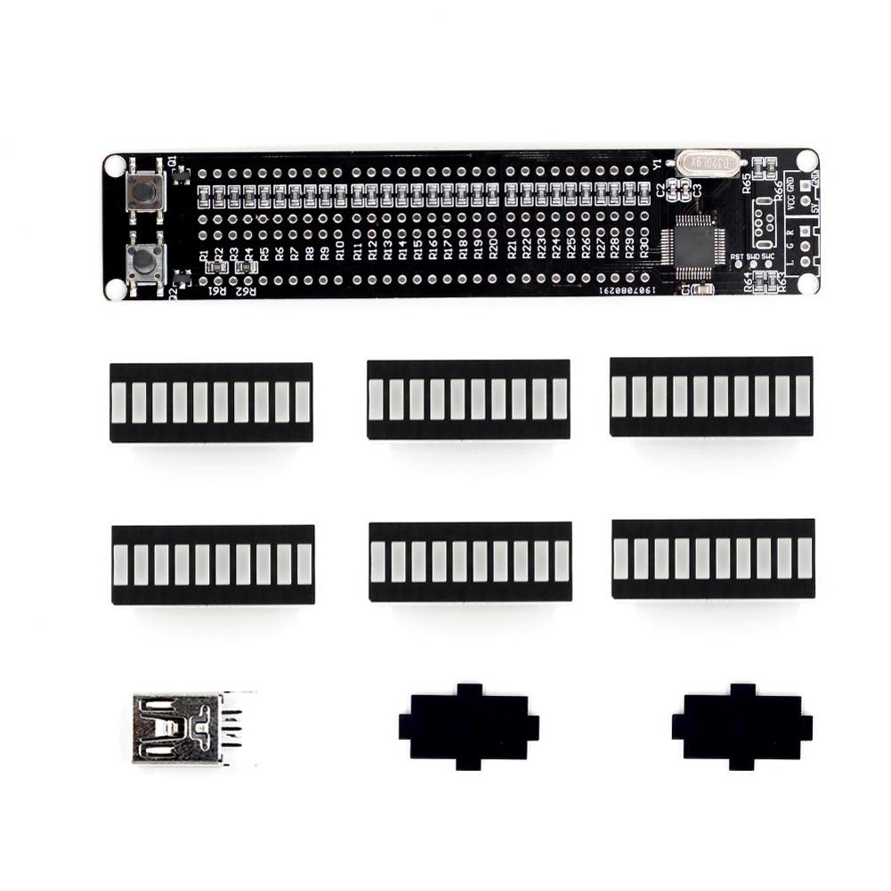 VHM-902 Dual 30 Level LED Music Spectrum Level Stereo Amplifier LED Music Frenquency Indicator Pieces Need to Combined