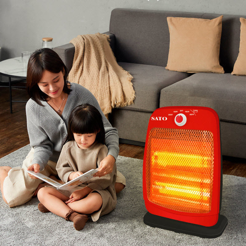 Quạt sưởi SATO ST-QS2B - Tự động ngắt khi đổ hoặc nghiêng quạt; Chức năng sưởi ấm bằng hồng ngoại - Miễn phí vận chuyển toàn quốc - Hàng chính hãng