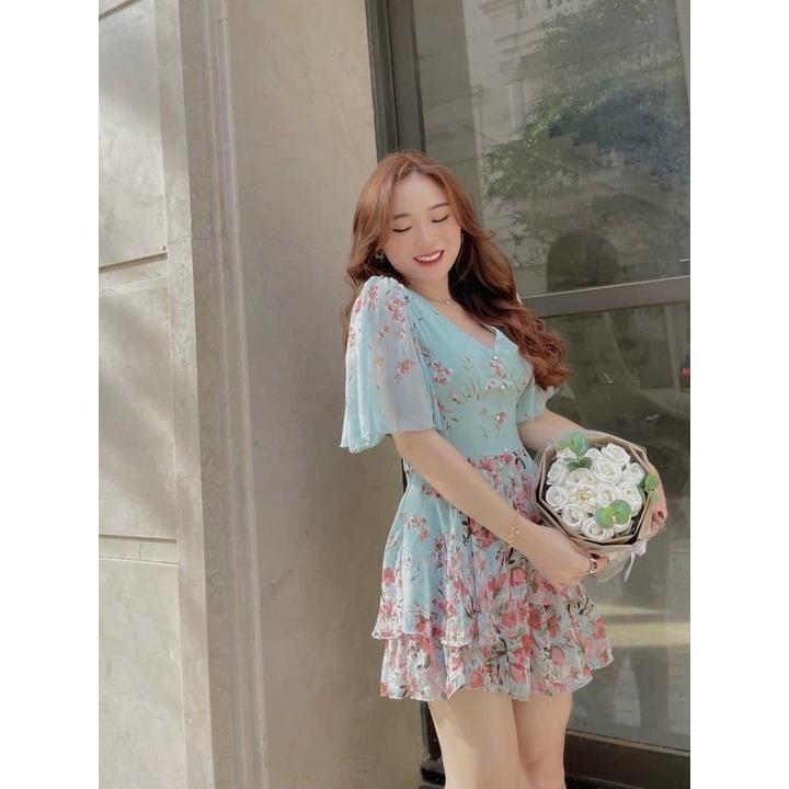 ĐẦM JUM DỰ TIỆC BIGSIZE HỌA TIẾT HOA XINH XẮN