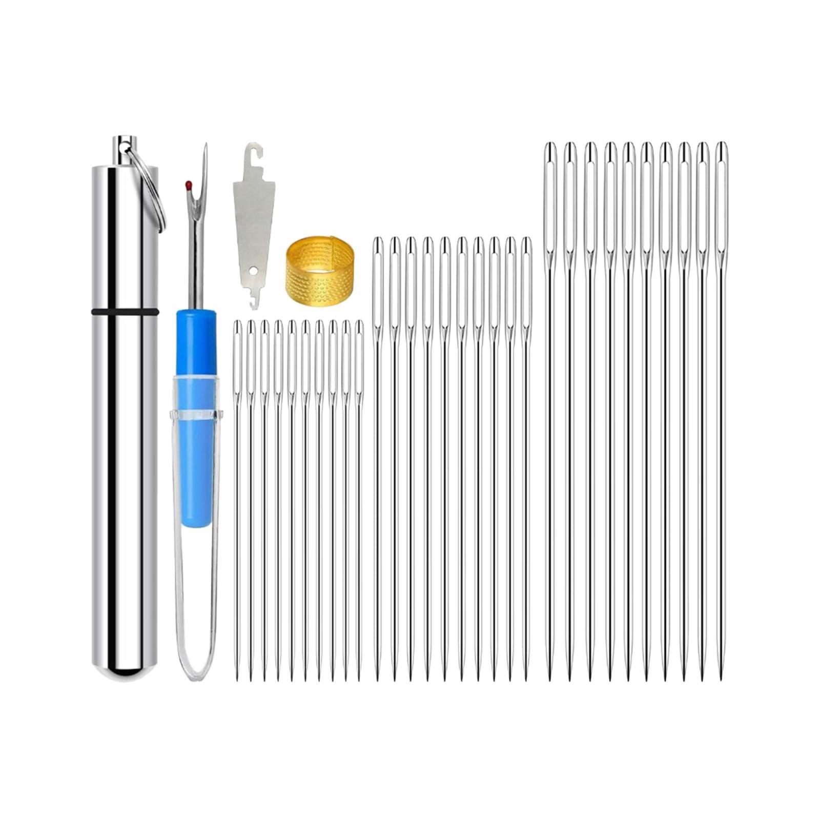 Sewing  Kit, Embroidery Sewing Seam Rippers DIY Yarn Stitching  for Embroidery Cross Hand Sewing