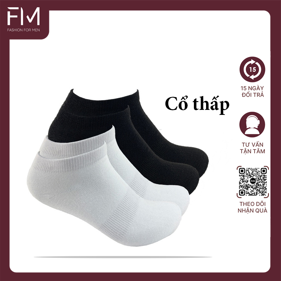 Vớ tất unisex, chất thun cotton dày dặn đàn hồi tốt, thấm hút tốt, mát mẻ khô thoáng - FORMEN SHOP - FMCA059