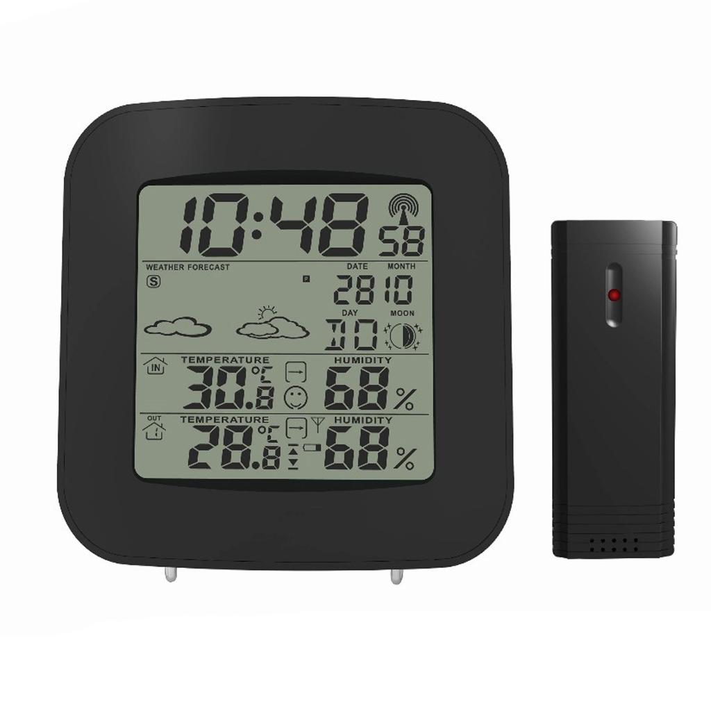 Digital Weather Thermometer Home Indoor Outdoor Wireless Station