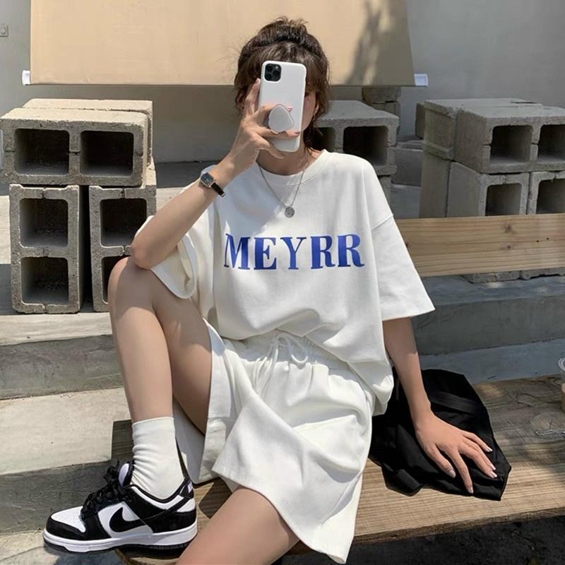 Set Áo Phông Quần Đùi Dáng Rộng MEYRR
