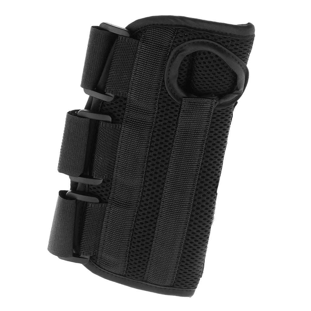 Black Wrist Splint Brace Support Carpal Sprain Strain Arthritis Relief Wrap