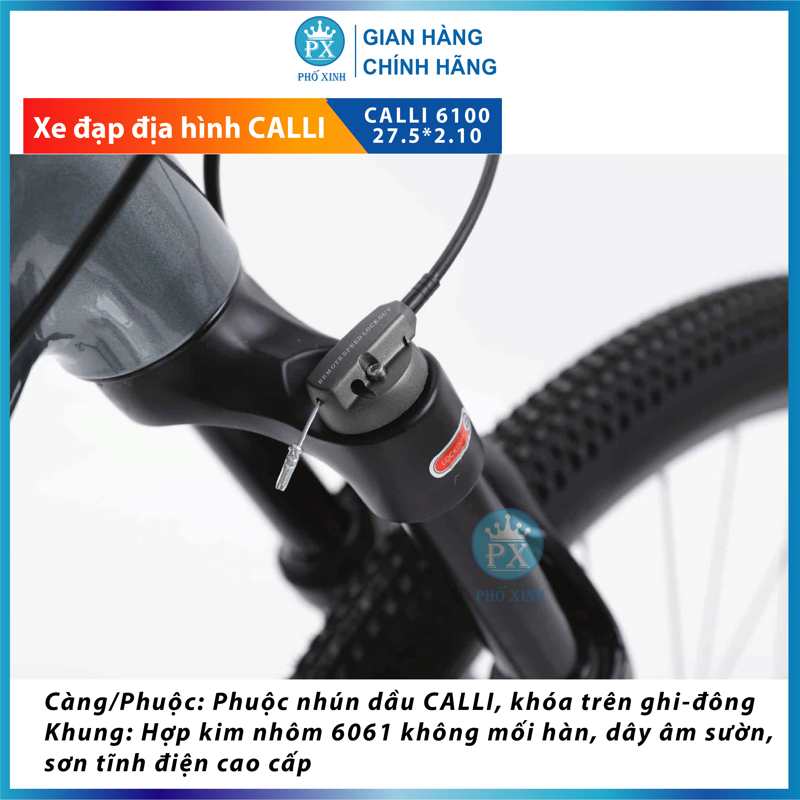 XE ĐẠP ĐỊA HÌNH CALLI 6100 (2024)