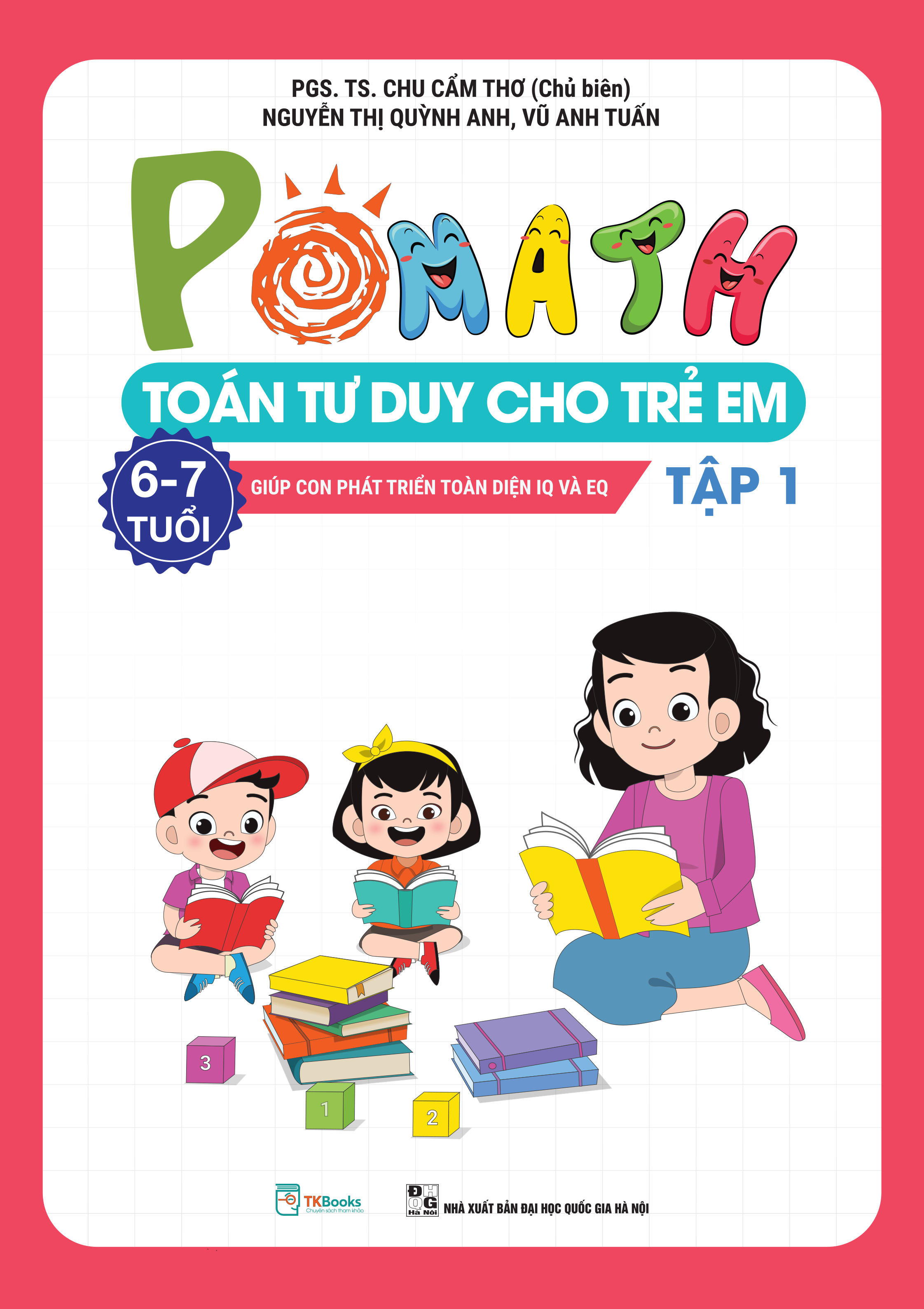 Combo Pomath – Toán tư duy cho trẻ em 6 – 7 tuổi (Tập 1 + 2)