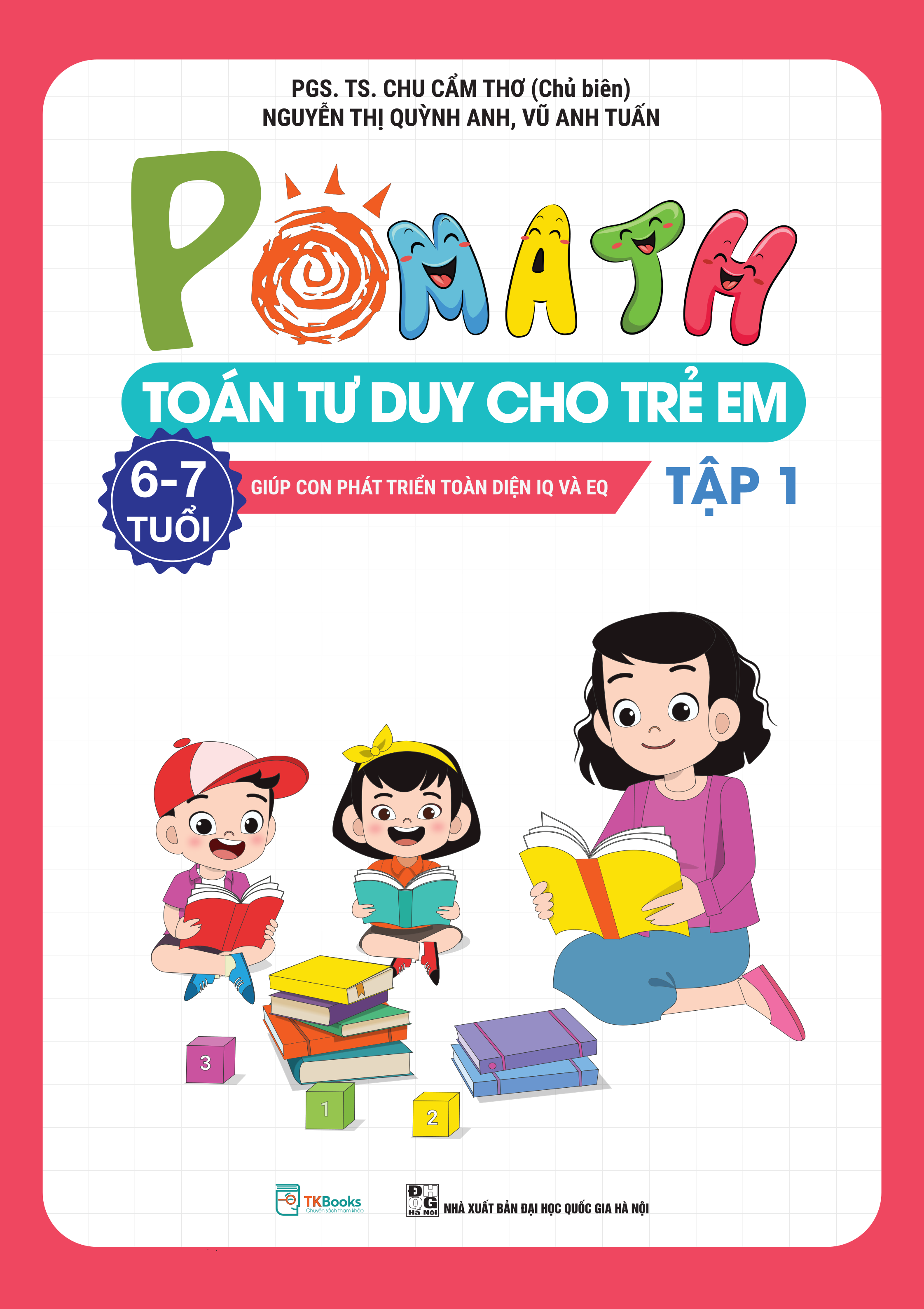 Combo POMath - Toán tư duy cho trẻ em 6 - 7 tuổi - TKBooks 