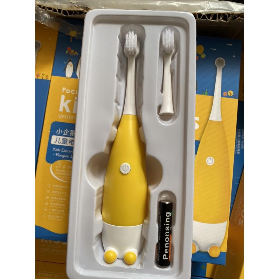 Bàn Chải Đánh Rưng Điện KIDS Cho Bé Yêu - Tặng Kèm Pin và 1 Đầu Bàn Chải