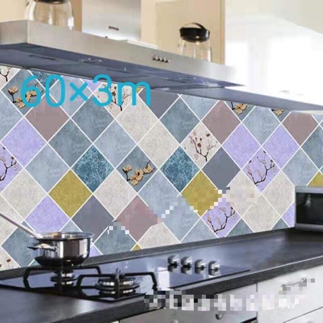 Giấy hoa văn dân tường bếp bản 60x3m
