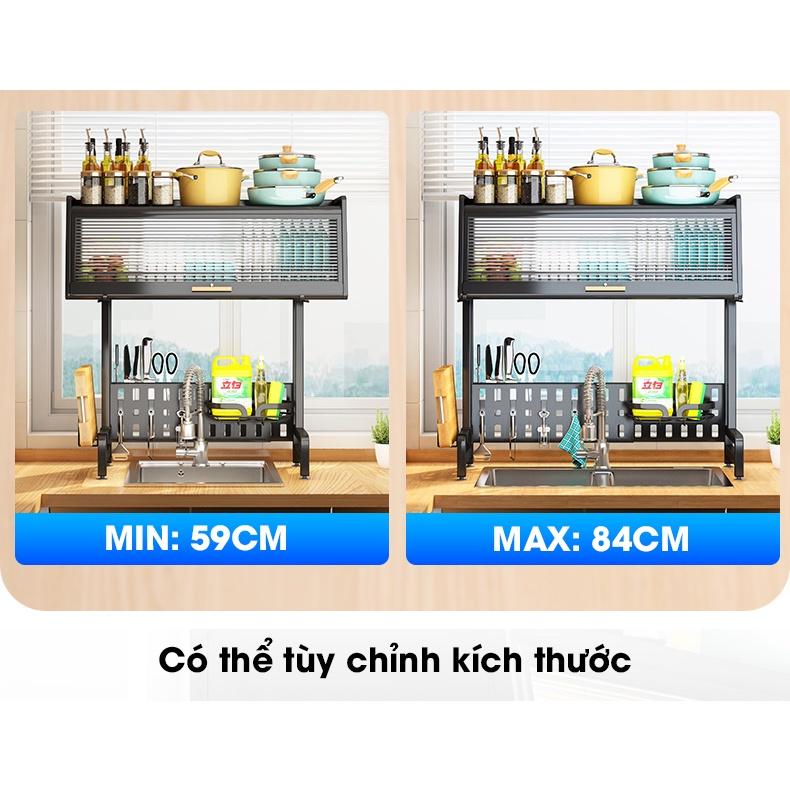 Kệ Để Chén Đĩa Đa Năng Winci A11, Chân Kệ Điều Chỉnh Linh Hoạt, Sơn Tĩnh Điện Cao Cấp, Hàng chính hãng