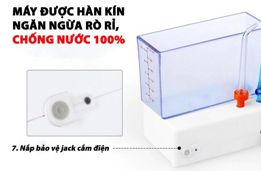 Máy Tăm Nước Du Lịch WaterJet Flosser Nano -VT0505