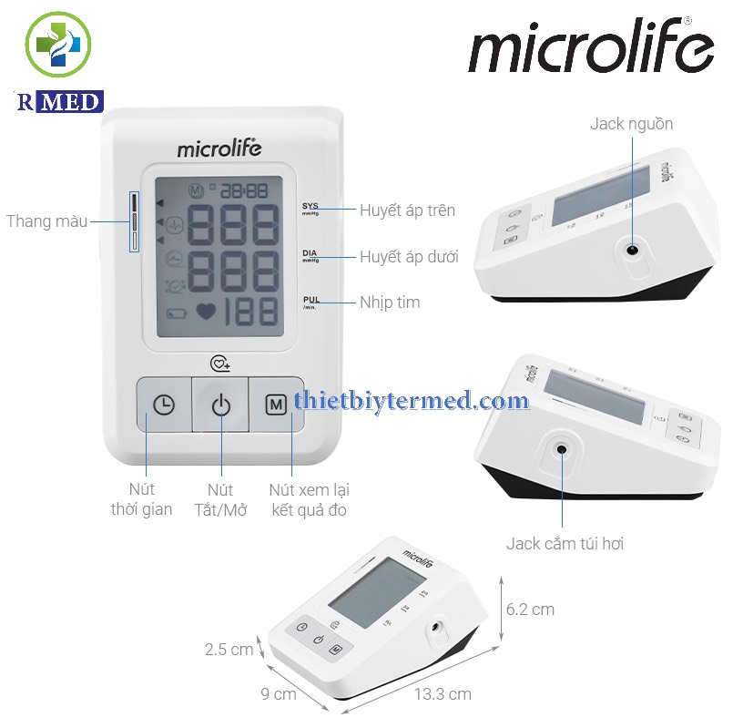 Microlife B2 Basic - Máy đo huyết áp bắp tay