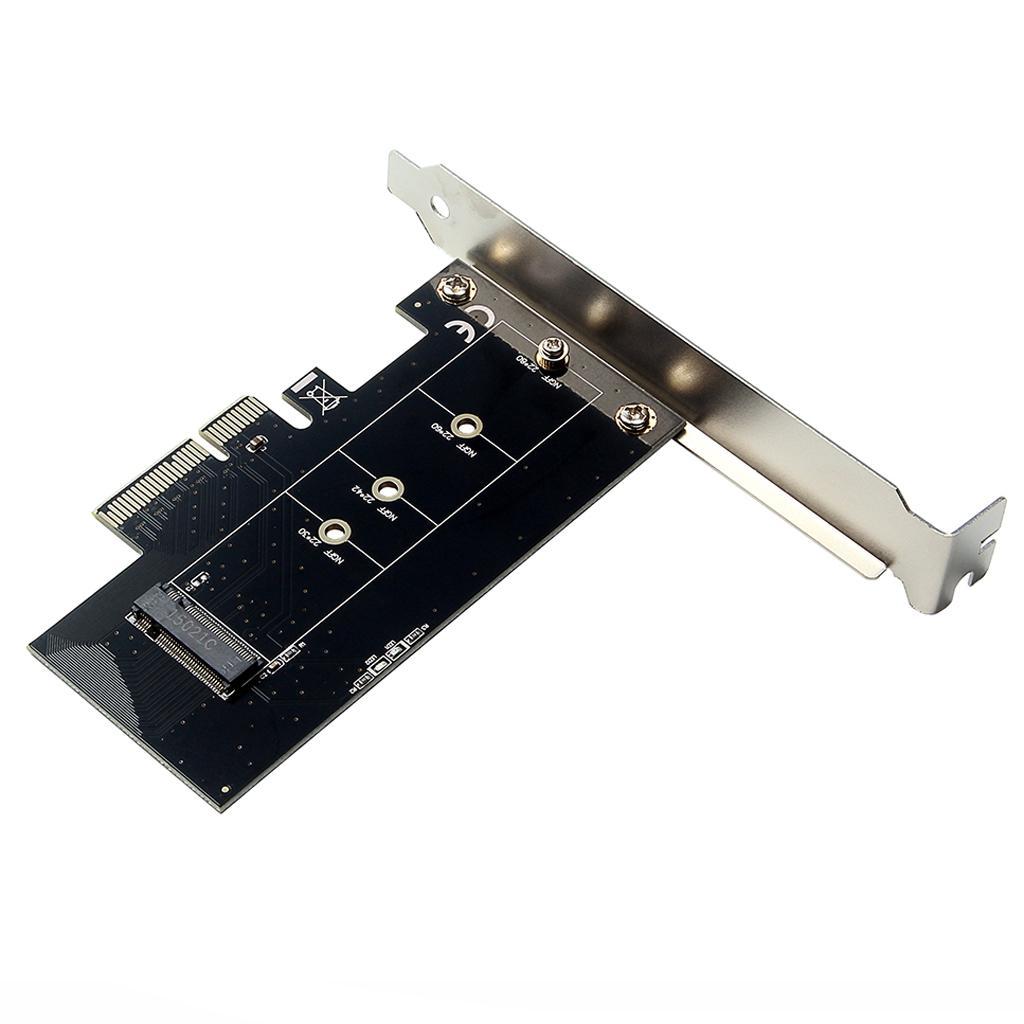 PCI-E  x4 to M.2 NVMe SSD NGFF M-key Riser Card Adapter High Speed