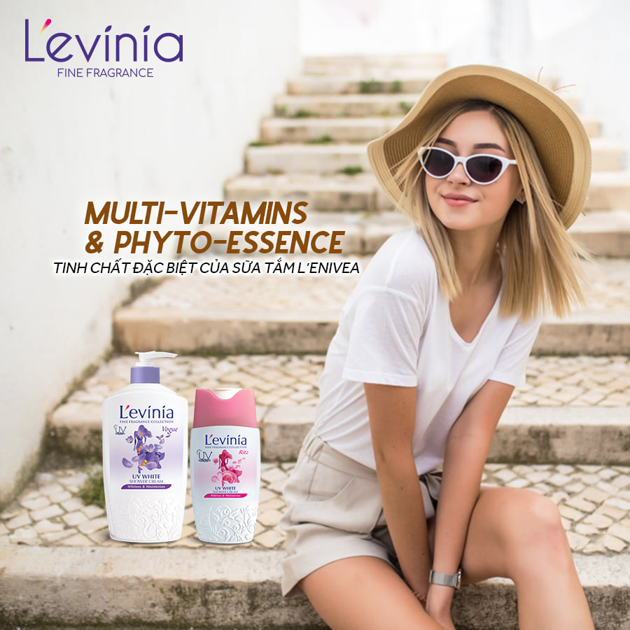 Sữa Tắm L'evinia Trắng Mịn &amp; Trẻ Hóa Da Collagen++ 700g - TẶNG 1 Kem Tẩy Lông CARISA 100g nhập khẩu từ Tây Ban Nha (mẫu ngẫu nhiên)