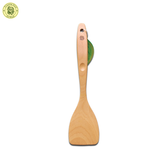 Sạn Gỗ TS10 Xẻng Cán Dài Dùng Để Chiên Xào Đảo Trở Thức Ăn - Đồ Gỗ Nhà Bếp Thương Hiệu Trường Sơn
