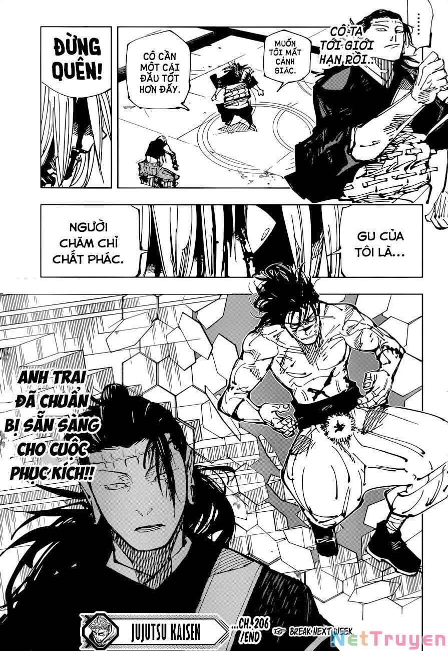 jujutsu kaisen - chú thuật hồi chiến chapter 206 21