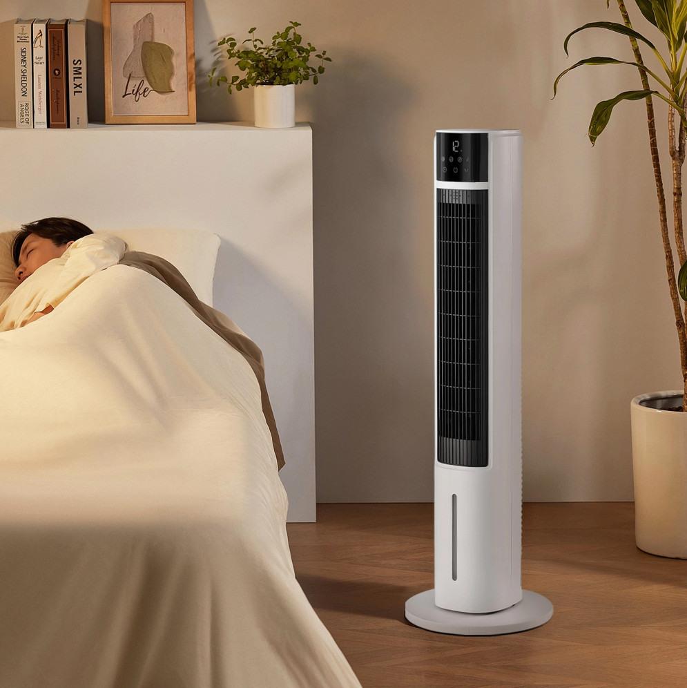 (MODEL NEW 2026) Máy Làm Mát Lọc Khí Ion Âm Haatz HydroIon Breeze Cooler HBC350 Quạt Tháp Haatz Điều Khiển Từ Xa - Hàng Chính Hãng