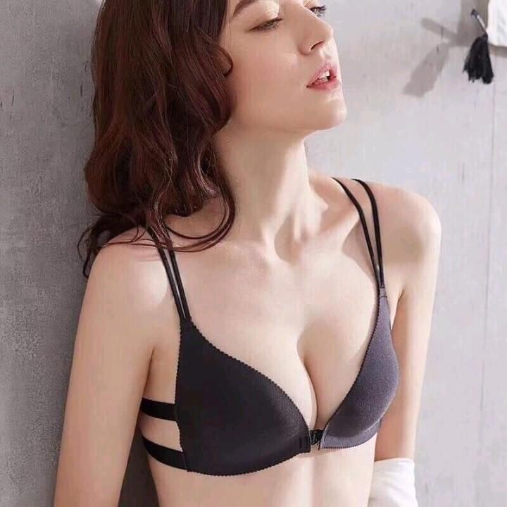 Áo Bra Su Đúc Cài Trước Nâng Ngực Dây Đan Chéo Sexy