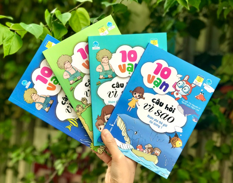 Combo 4Q 10 Vạn Câu Hỏi Vì Sao: Khám Phá Thế Giới Đại Dương 1 + Khám Phá Thế Giới Đại Dương 2 + Khám Phá Thế Giới Thực Vật + Vũ Trụ Thần Bí