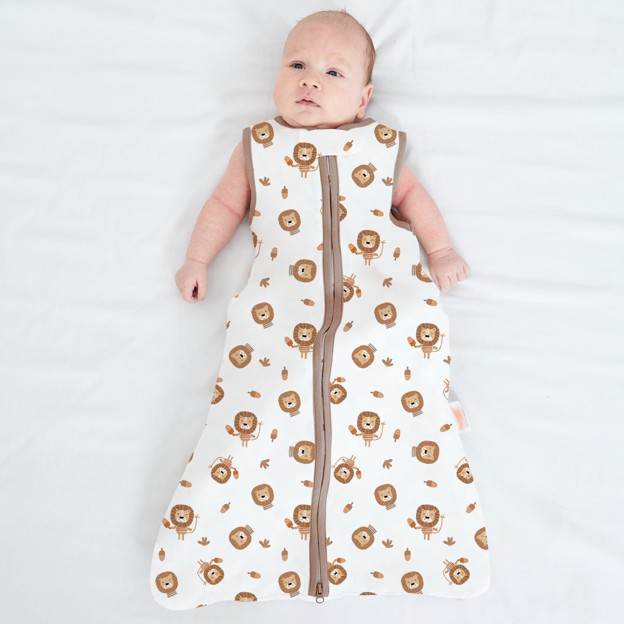 Túi ngủ chũn Miraclebaby cho bé vải cotton mềm mịn cho bé từ 0 đến 18 tháng tuổi