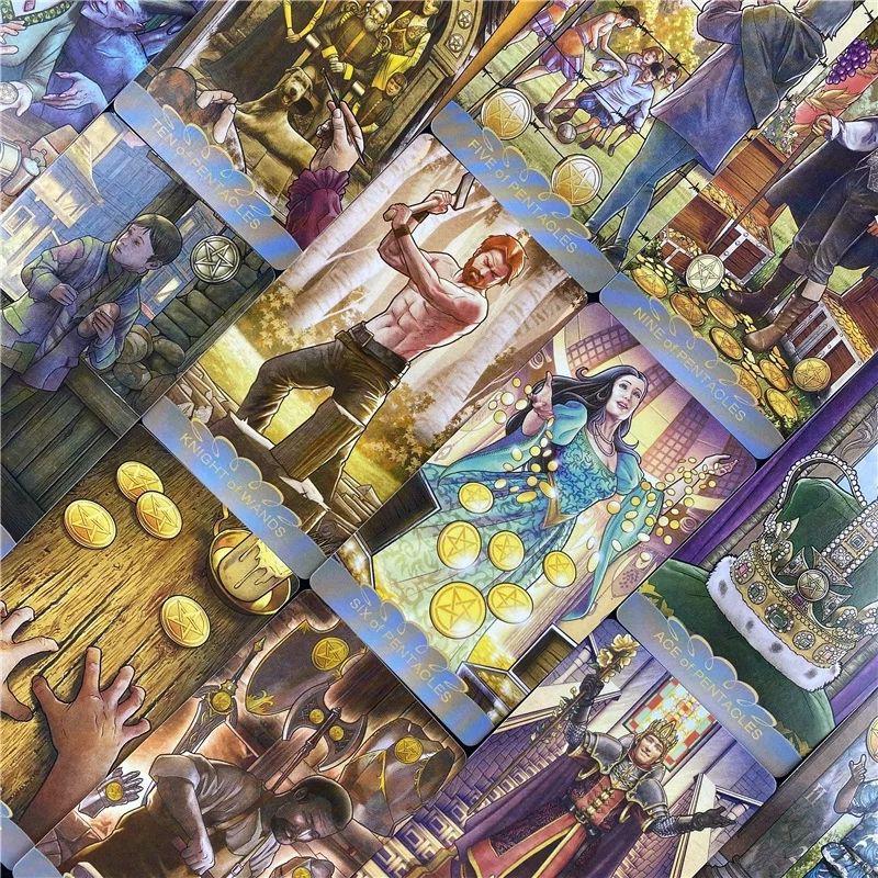 Bài Tarot Gregory Scott Tarot Óng Ánh Tặng Đá Thanh Tẩy