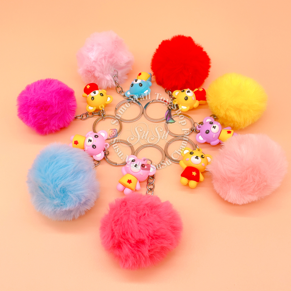 Móc khóa gấu và bông mềm mại, móc chìa khóa đẹp kim loại bền màu tiện dụng , móc khóa cute dễ dàng mang theo bỏ ví túi không gây trầy cho những vật dụng bỏ cùng , giao màu ngẫu nhiên