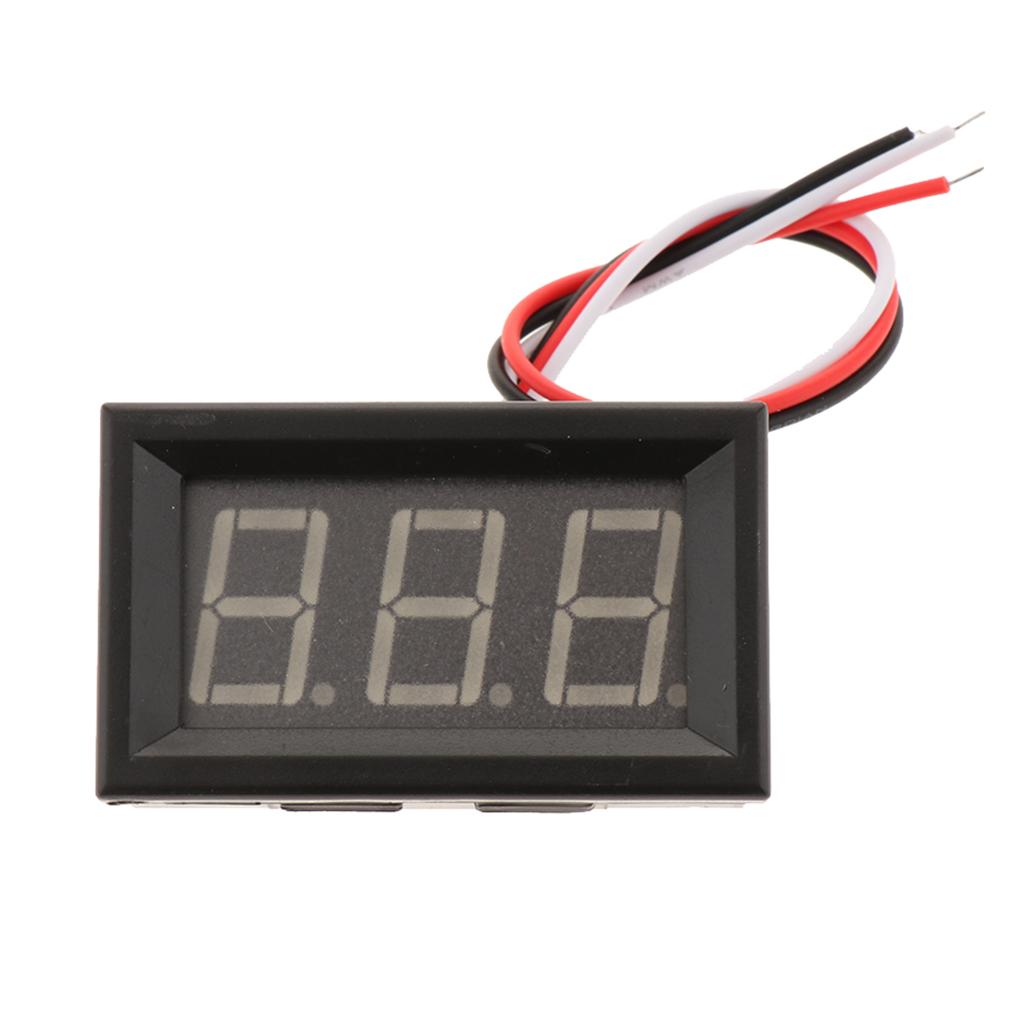 H27 LED Digital Voltage Meter Super 100V Voltmeter LCD Voltage Meter