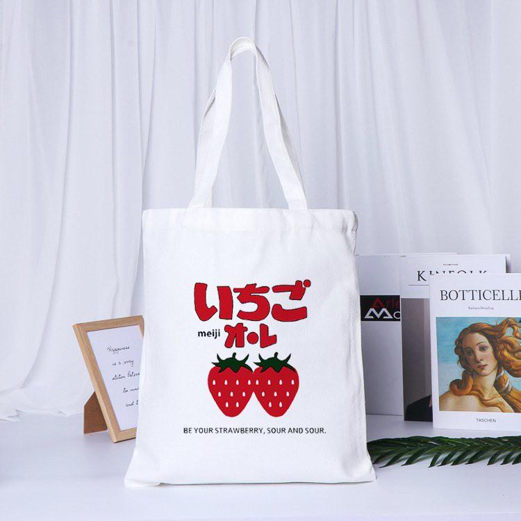 20 mẫu hot Túi tote vải canvas đựng đồ, đi học, đi chơi cá tính