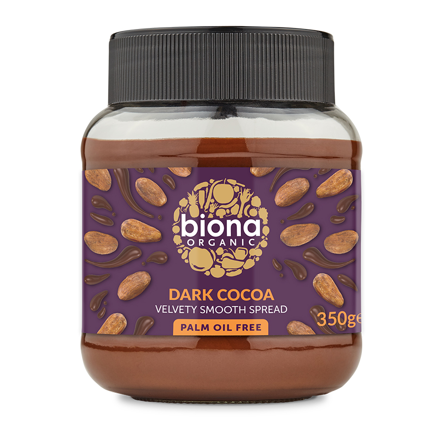 Bơ cacao đen hữu cơ Biona 350g