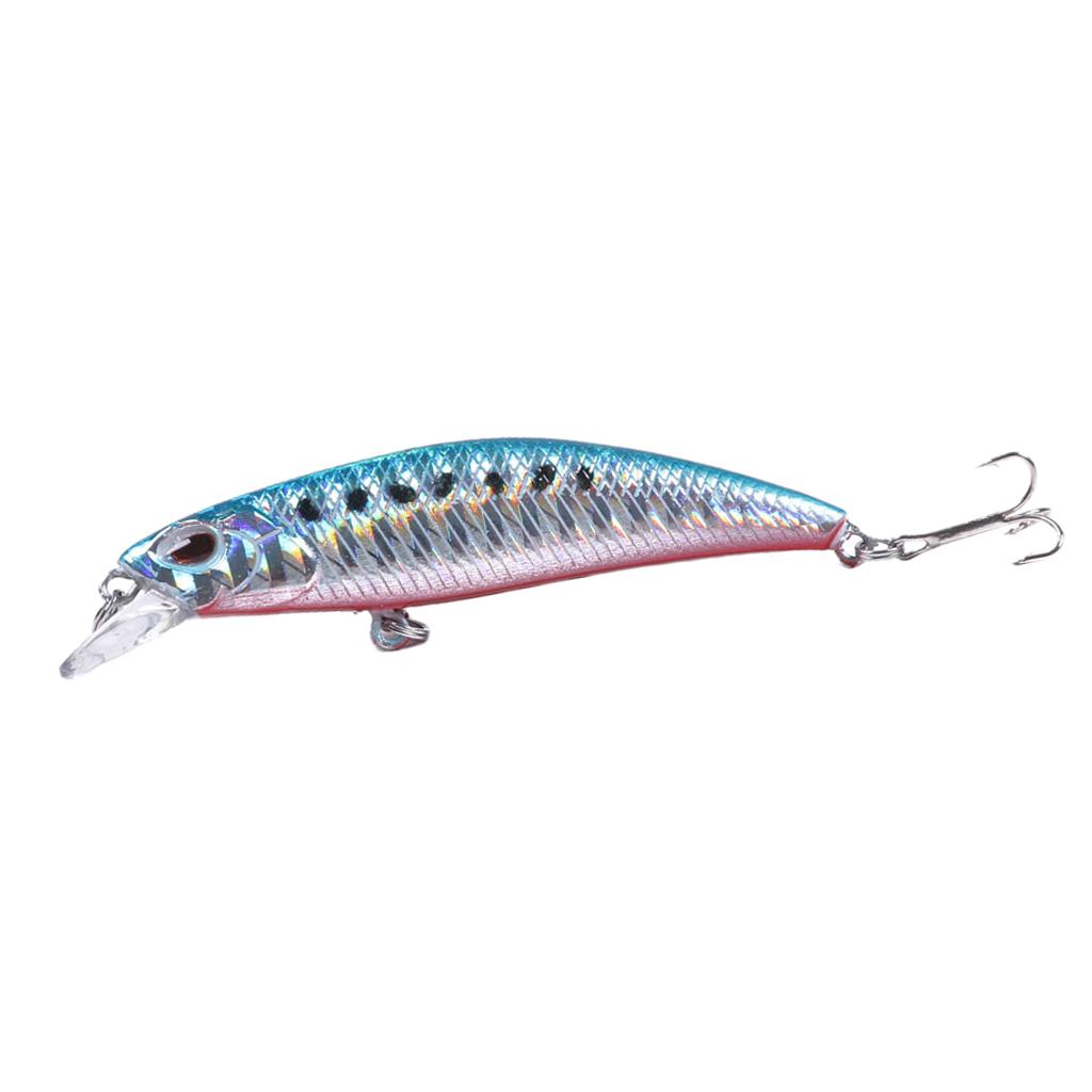 Minnow Fishing Lures Treble Hooks Swimbait Fishing Bait Crankbaits 01