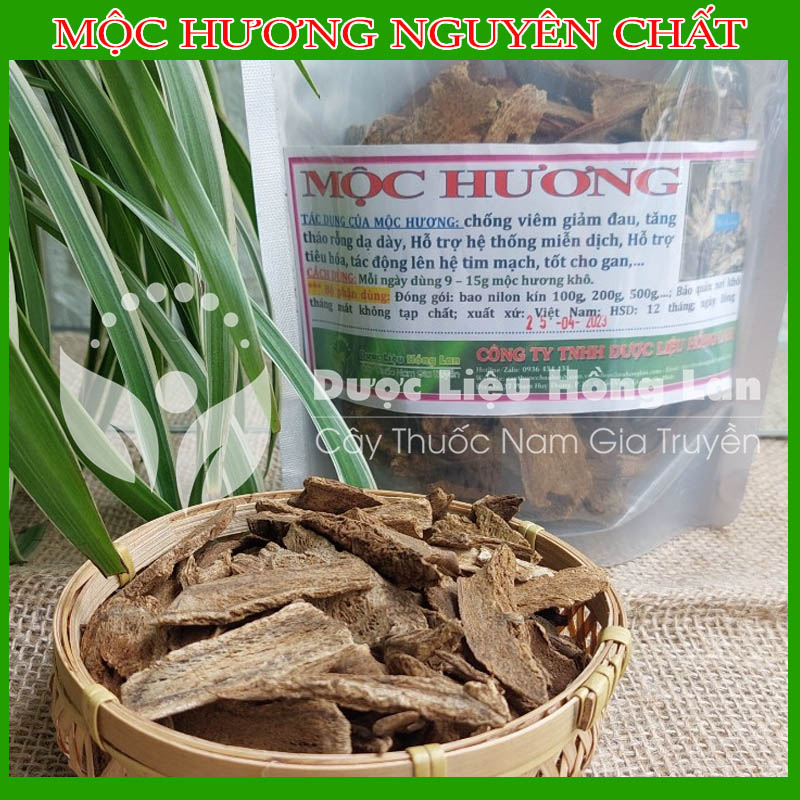 100g Mộc hương vị thuốc bắc khô sạch