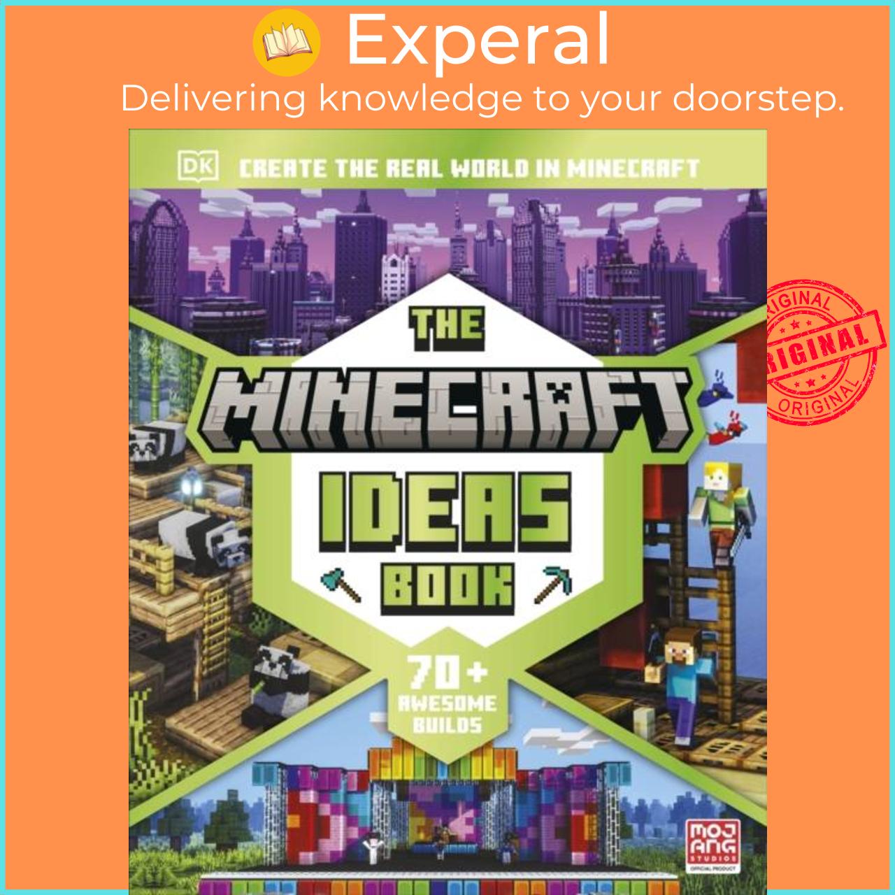 Sách - The Minecraft Ideas Book - Create the Real World in Minecraft by DK (UK edition, hardcover)