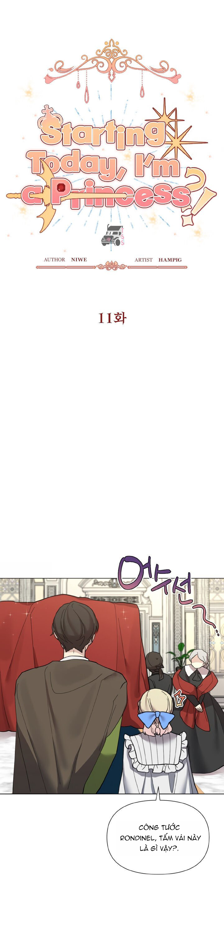 từ hôm nay trở đi, ta sẽ là công chúa sao? chapter 11 5