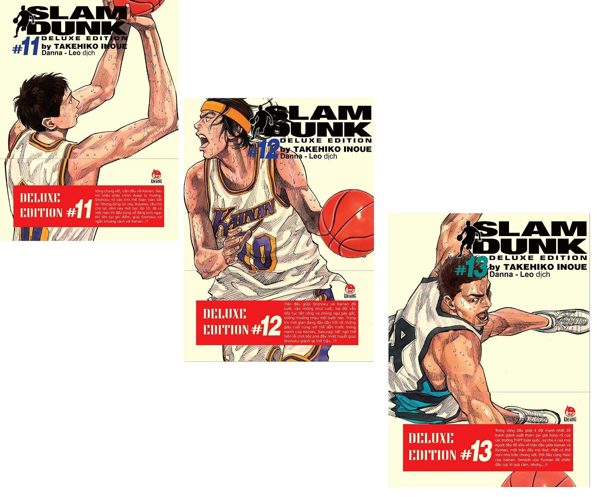 Combo Slam Dunk - Deluxe Edition Từ Tập 11 Đến Tập 13 (03 Cuốn)