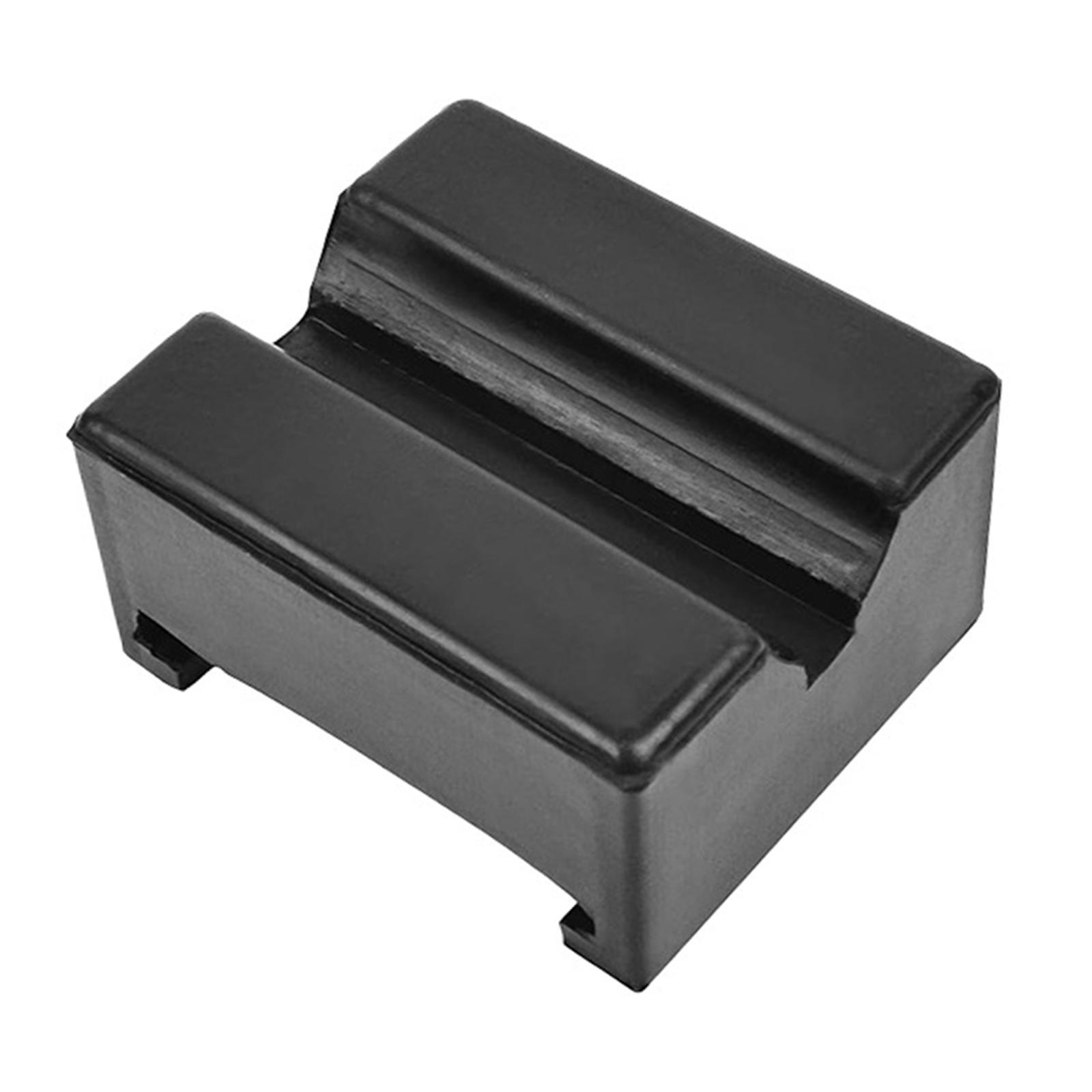 Black  Jack Stand Rubber Pad Universal Accessory Car Repair Tools for Jack Stand and Floor Jack Durable Slotted Frame Jack Stand Pad
