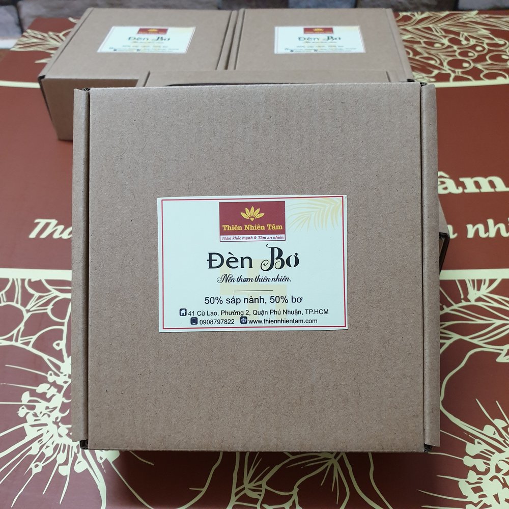 Nến bơ tinh khiết Thiên Nhiên Tâm