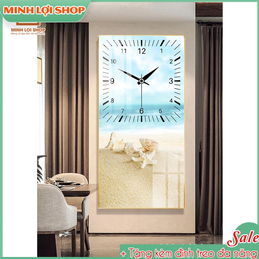 Tranh Đồng Hồ HƯƠU HIỆN ĐẠI Treo Tường Pha Lê Phong Cách Hiện Đại Sang Trọng Nghệ Thuật TĐH039