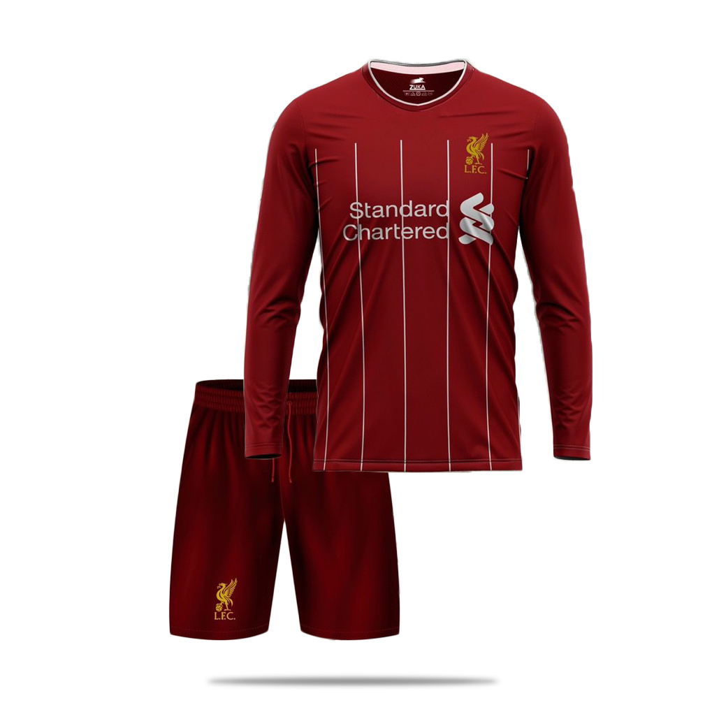 (Dài tay) Bộ quần áo bóng đá câu lạc bộ Liverpool - Mùa giải mới - Áo bóng đá dài tay CLB ngoại hạng Anh