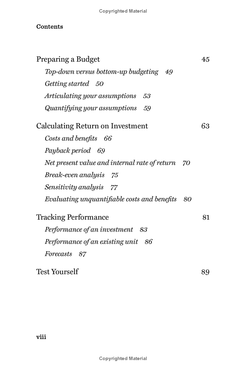 Harvard Business Review 20 Minute Manager Series Finance Basics