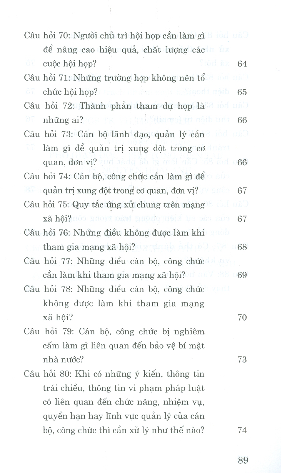 Hỏi - Đáp Về Văn Hóa Công Vụ