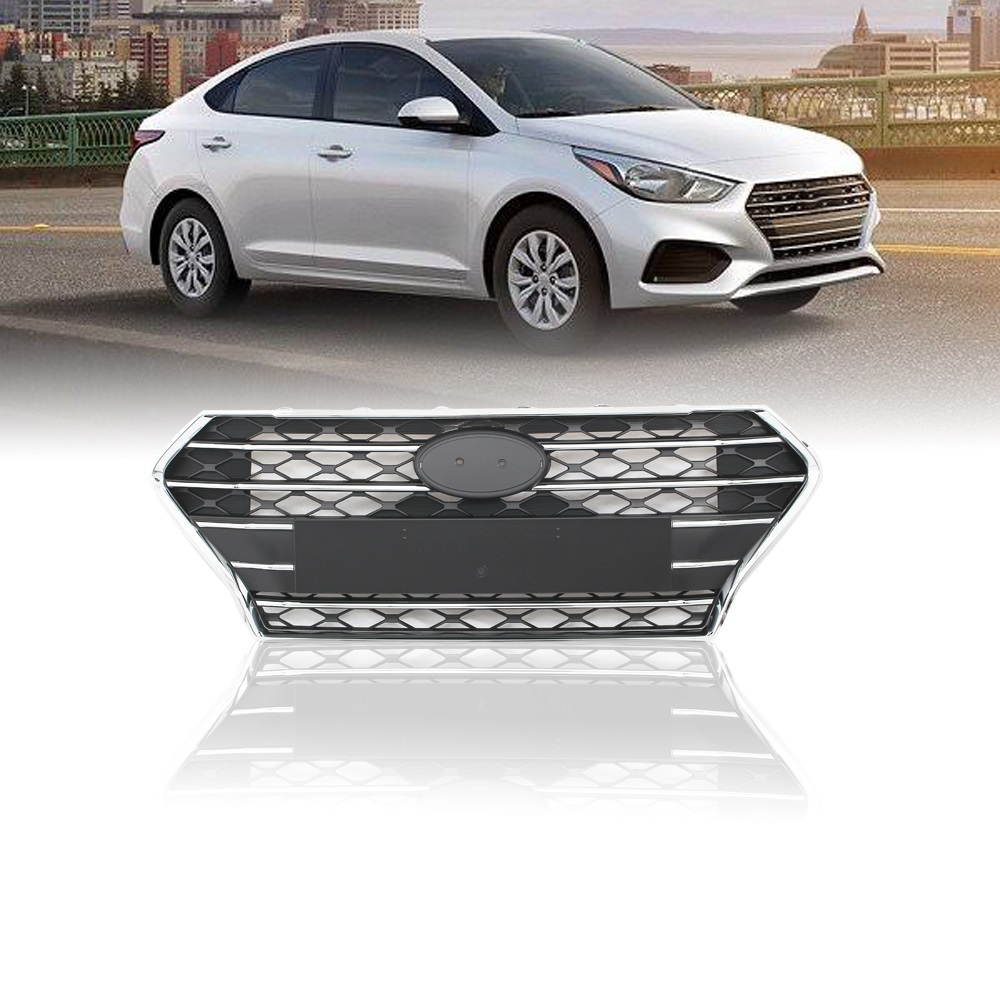 Mặt ca lăng dành cho Hyundai Accent 2016 - 2018 ( có mạ )