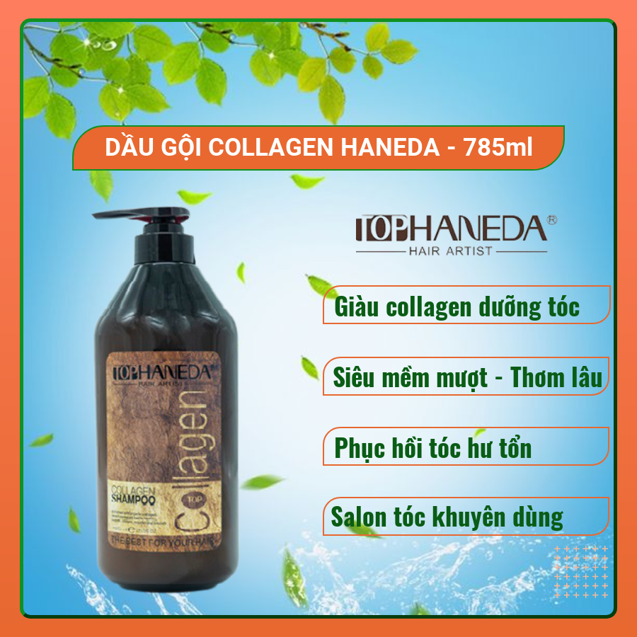 Dầu Gội Haneda Collagen 785ml